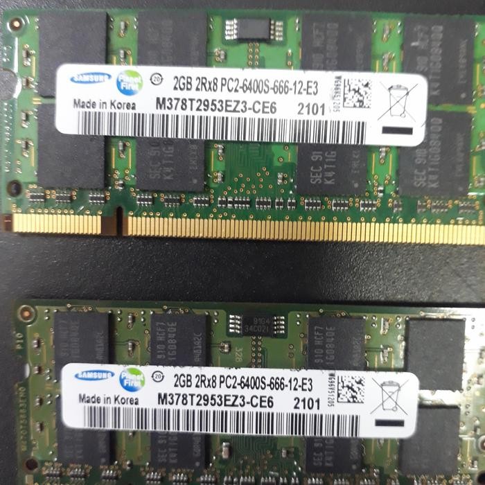 Berkualitas Sodimm New Samsung Ddr2. 4Gb Pc6400 (2Gbx2)Lifetime War.