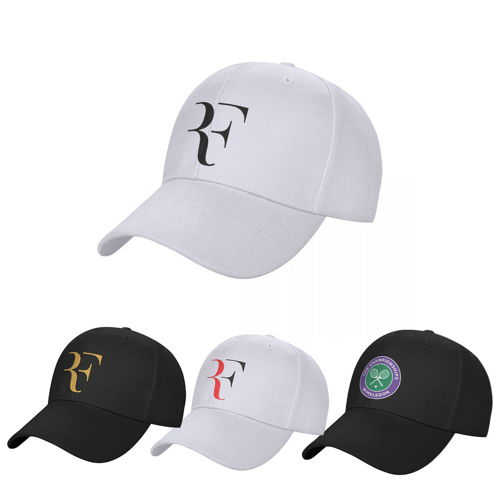 Men Women Rf Roger Federer Pat  Tennis Hats Curved Baseball Caps Polyester Hat Trucker Hat