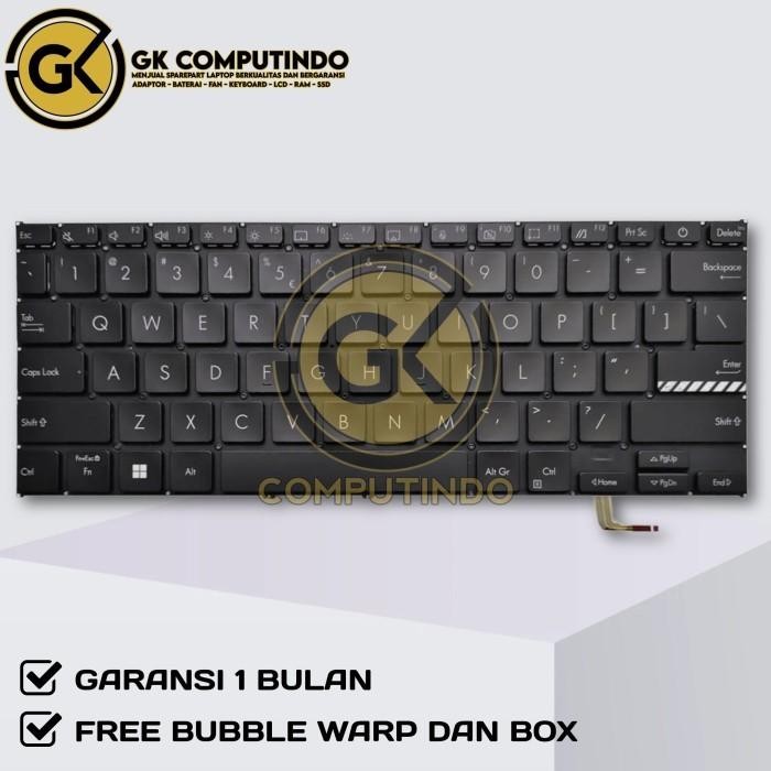 Populer Keyboard Asus Vivobook 14X1404X1404ZX1404Za A1404 A1404Z A1404Za
