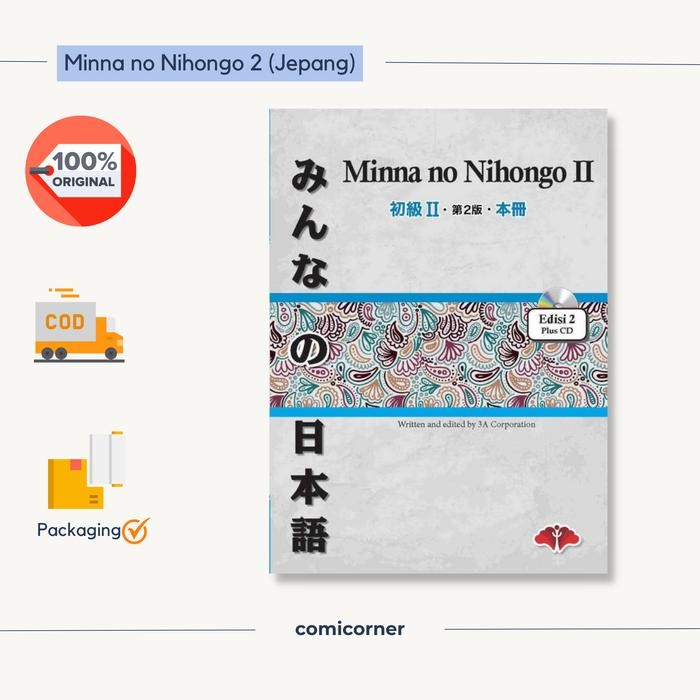 

Terlaris- Minna No Nihongo 2 Buku Utama Full Bhs Jepang + Cd