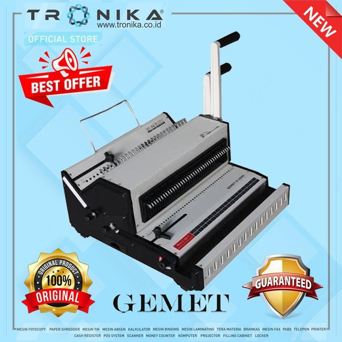 Mesin Jilid Kertas Gemet D2060 Original Garansi Resmi