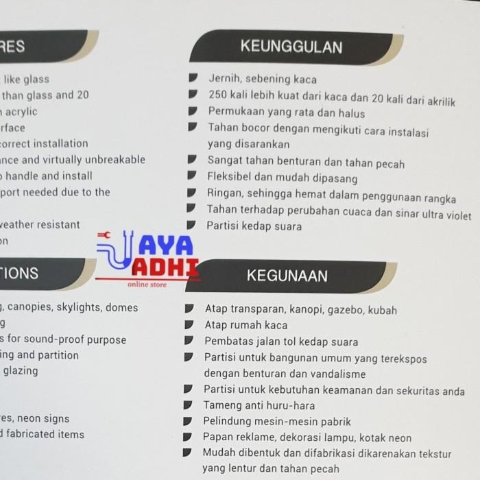 [Expert] Solartuff SolarFlat 1,2mm Atap Bening Anti UV
