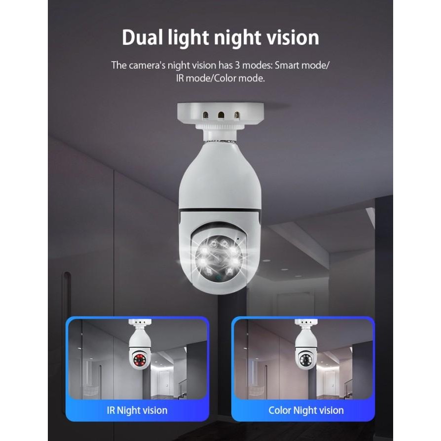 [Expert] Ipcam Kamera CCTV keamanan Ipcam PTZ Bohlam AP JXLCAM.