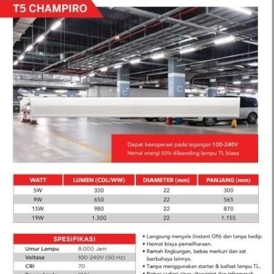 [Expert] Lampu Neon T5 LED 19 Watt SURYA