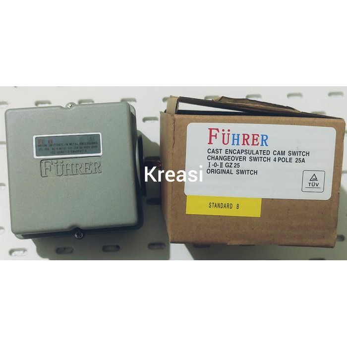 Terbagus Ohm Saklar Fuhrer 4 Pole 25A / 25 Amper