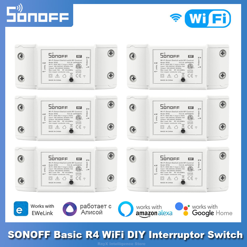 SONOFF Basic R4 WiFi DIY Iterruptor Smart Switch Remote Controller