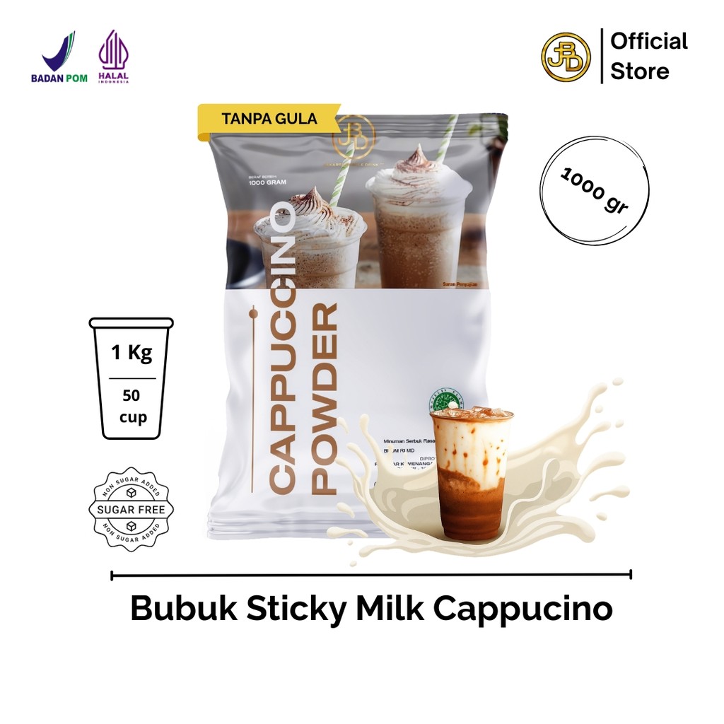 

Cappuccino Powder 1Kg untuk Sticky Milk Kopi Susu Creamy | JBD