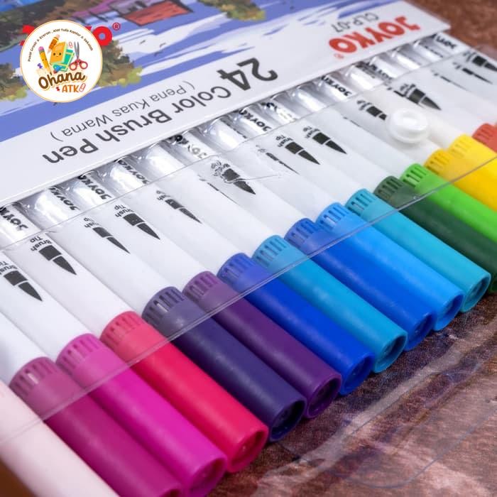 

color brush pen pena kuas warna joyko clp-07 24 warna color kode 904
