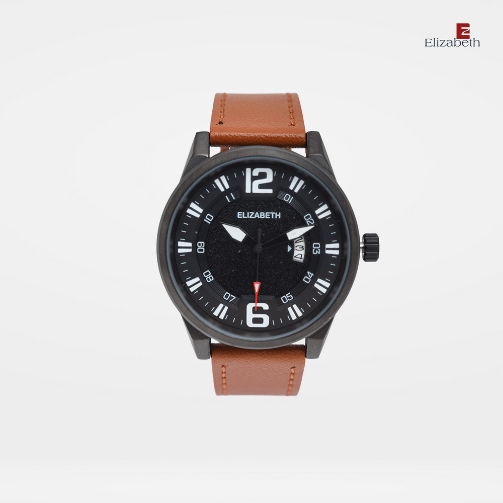 Jam Tangan Pria - Elizabeth | Leather Strap 2208-0107
