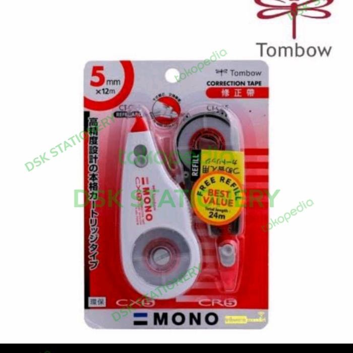 

corection tape tombow mono cr-cx5cr5 kode 410