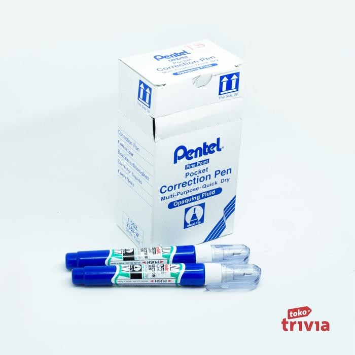 

correction tape penthel pen zl-62w / tip-ex cair penthel pen zl-62w kode 1263