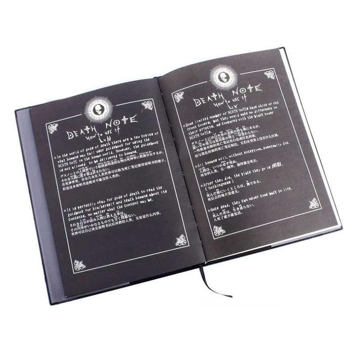

Binder Buku Catatan Jurnal Lyo Anime Death Note Book Leather Case A5