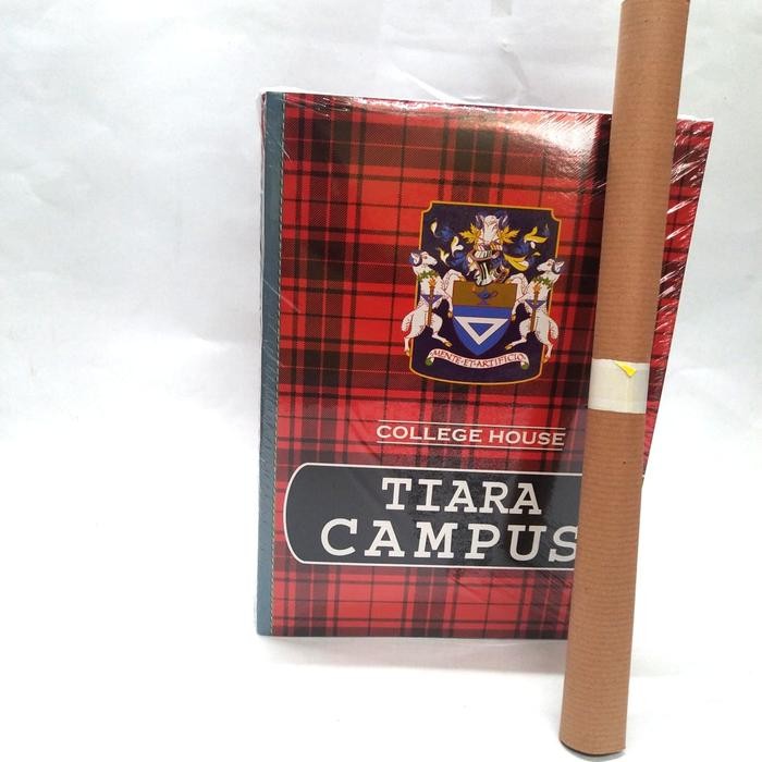 

Buku Tulis Tiara Maxi Campus 50 Lembar + Free Sampul Cokelat