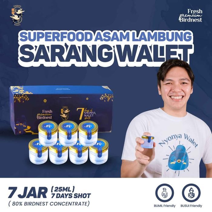 

Sahhara_Store1 NYONYA WALET - 7 days shots - 7 mini jars (25ml)