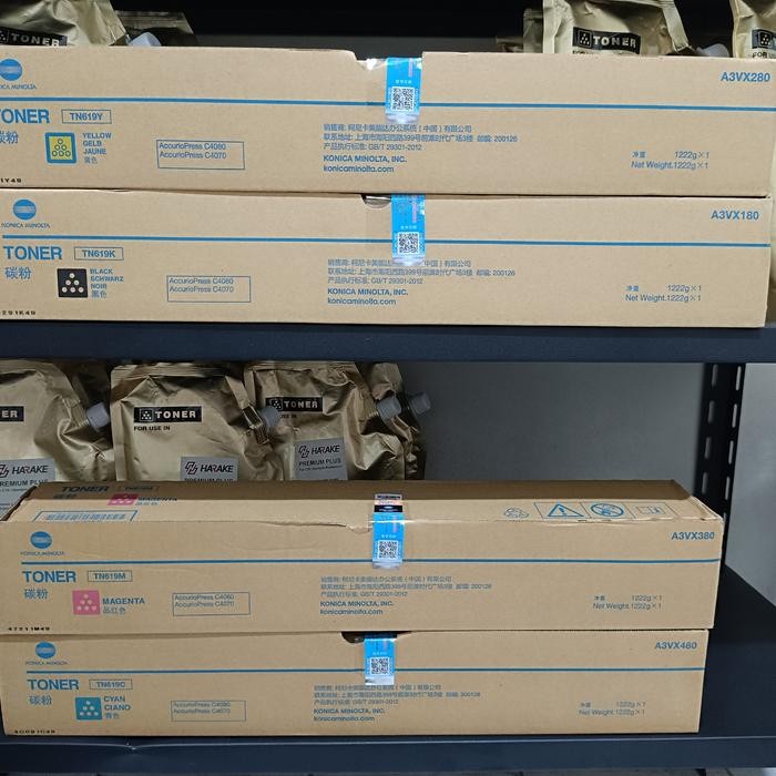 Toner Cmyk Tn 619 Original Segel Biru