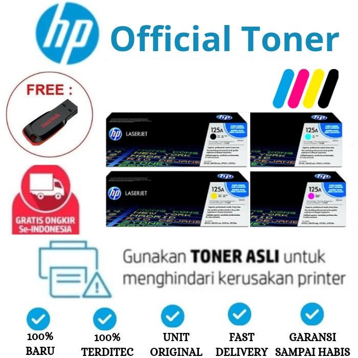 Toner Hp Laserjet 125A Original Bk,M,C,Y 1 Set