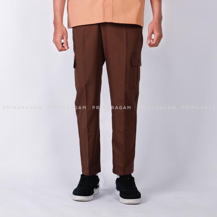 TERLARIS Primaragam Celana Pramuka Sma Laki Laki Pdl Panjang Smp Wanita Cargo Smk Cowok Gamblok