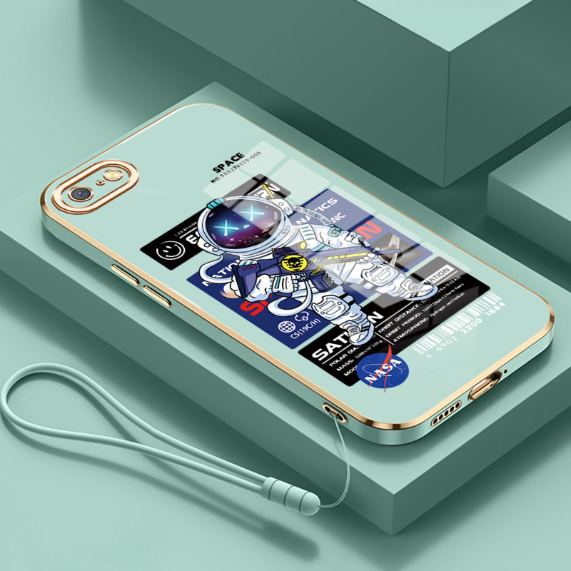 Casing Untuk OPPO A71 A71K Case Casing Robot Cyber silikon tahan HP Softcase Kasing electroplating C