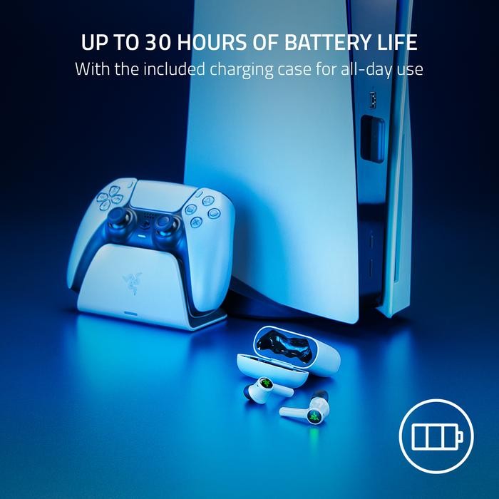 [Expert] Razer Hammerhead HyperSpeed - White - True Wireless Gaming Earbuds