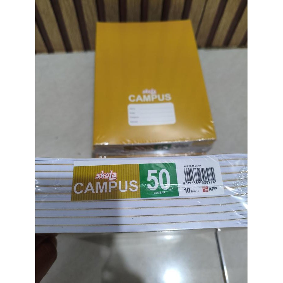 

Termurah Buku Tulis Campus Craft Cover Sampul Skola By Sidu 50 Lembar (1 Pack Isi 10 Buku)