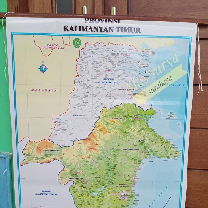 

Ready Peta Bingkai Prov Kalimantan Timur
