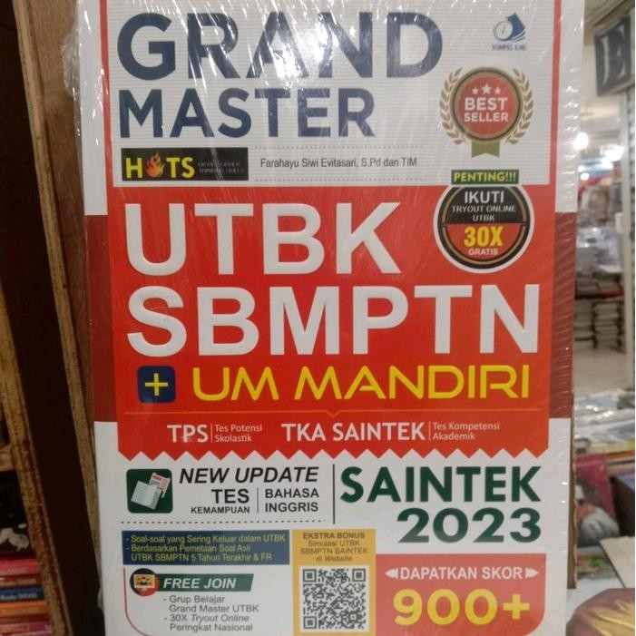

Ready Buku GRAND MASTER UTBK SBMPTN+UM MANDIRI SEINTEK 2023 Soft Cover