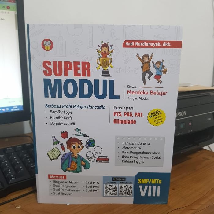 

Ready BUKU SUPER MODUL UNTUK SMP/MTs KELAS 8 / VIII SEMESTER 1 & 2