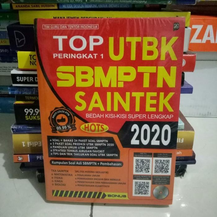 

Ready Original buku top peringkat 1 utbk SBMPTN saintek 2020