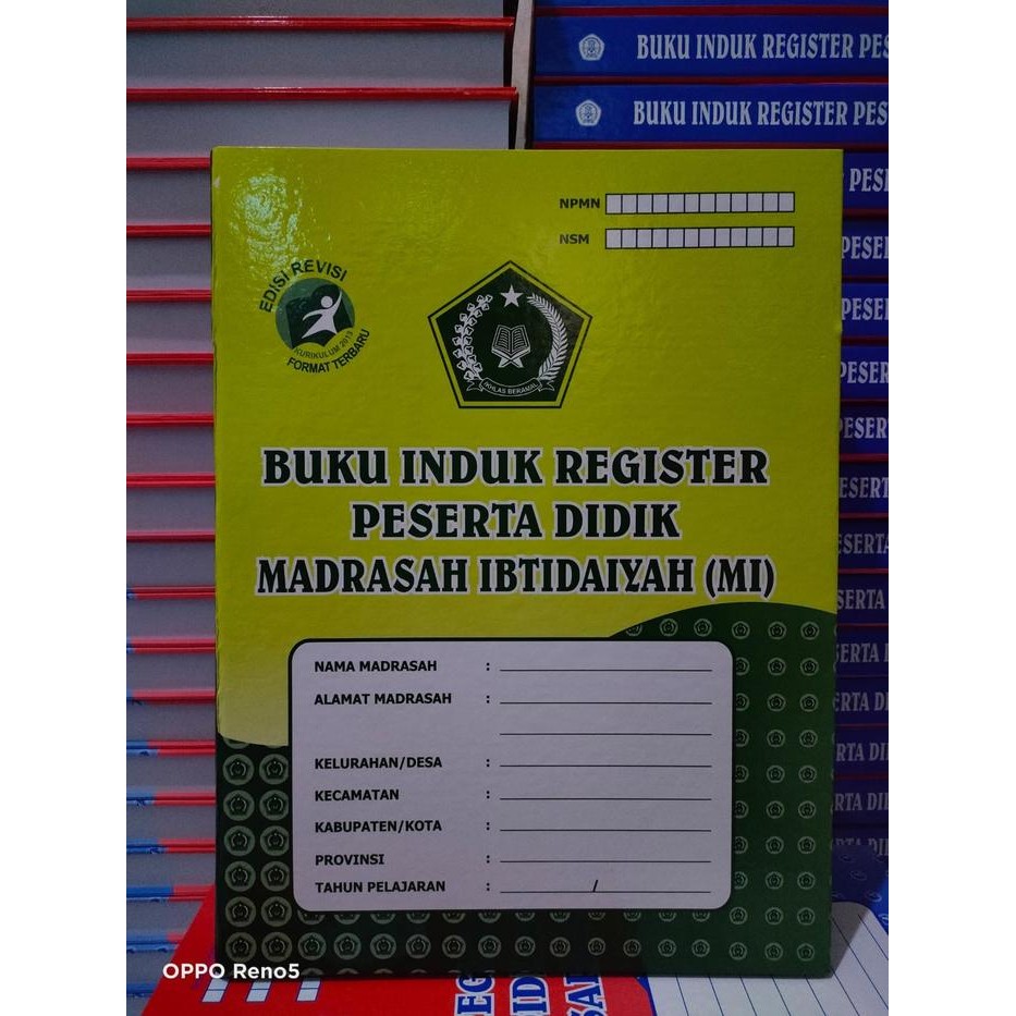 

Ready BUKU INDUK REGRISTER PESERTA DIDIK MADRASAH IBTIDAIYAH (MI)