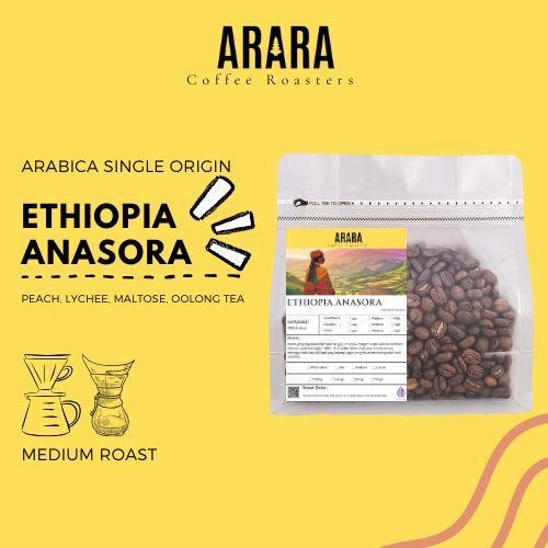 

BIJI KOPI ARABIKA ETHIOPIA ANASORA ENZYMATIC WASHED ROAST BEANS FRESH ROAST ARABICA