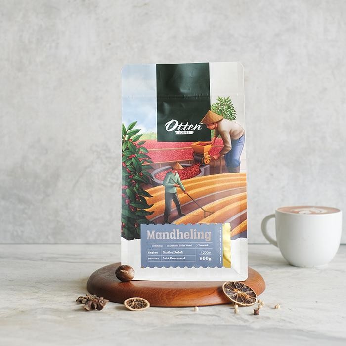 

KOPI ARABICA MANDHELING 500G - BIJI BUBUK KOPI OTTEN COFFEE