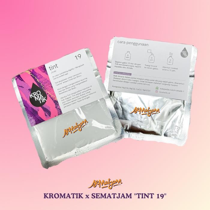 

KROMATIK X SEMATJAM COFFEE ROASTERY - KROMATIK TINT 19 (MINERAL CONCENTRATE WATER FOR COFFEE)
