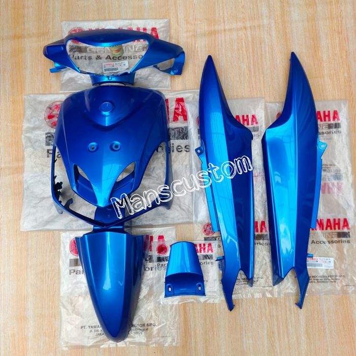 

Terlaris Cover Body Halus Mio Smile Biru Original