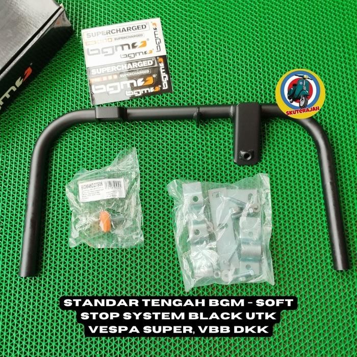 

Terlaris Standar Tengah Bgm Germany Soft Stop System Hitam Utk Vespa Super Vbb Dkk