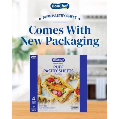

FREShBgt- Bonchef Puff Pastry Sheet 750gr KHUSUS INSTANT