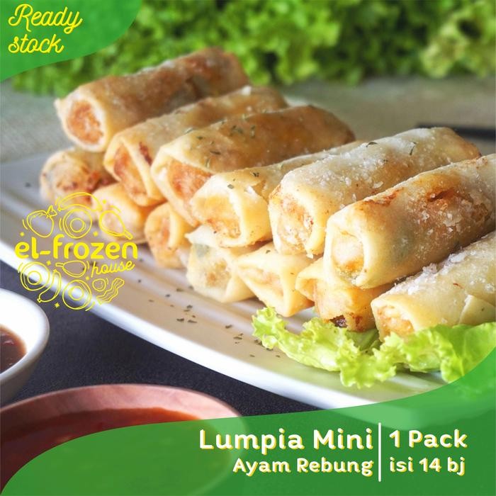 

FREShBgt- lumpia mini ori / lumpia mini ayam rebung isi 14