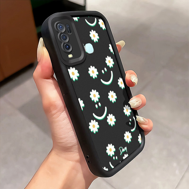 Casing Hp VIVO Y50 VIVO Y30 VIVO Y30i Case Casing lembut Softcas sarung HP Kesing tas Emoji penutup 