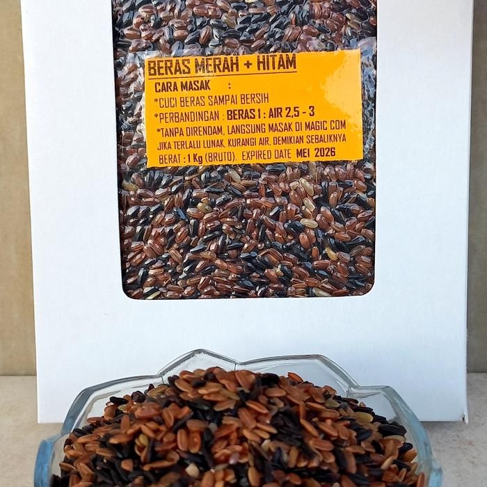 

FREShBgt- beras mix hitam - merah, mix merah hitam