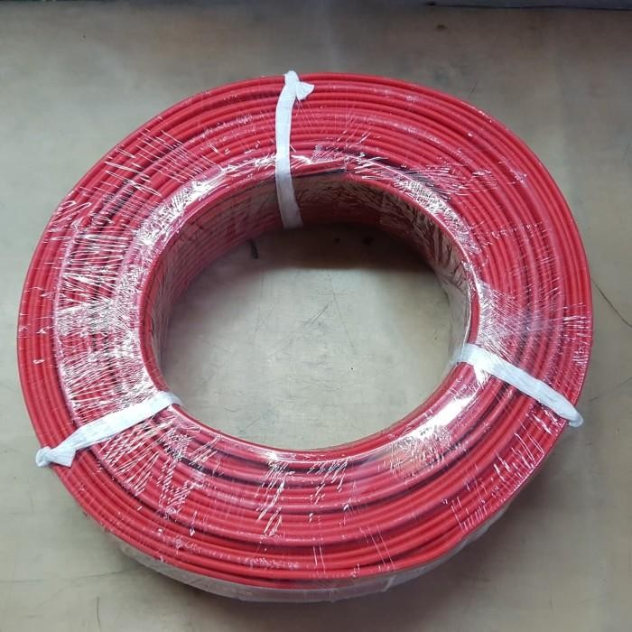 [Allthebest] Chiyoda Kabel Listrik Serabut NYZ DC 2 x 10 Hitam Merah