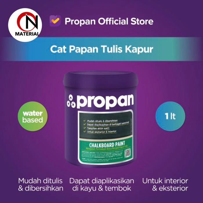 

Car Papan Tulis Kapur Propan Chalkboard Paint 1L / Hitam / Hijau
