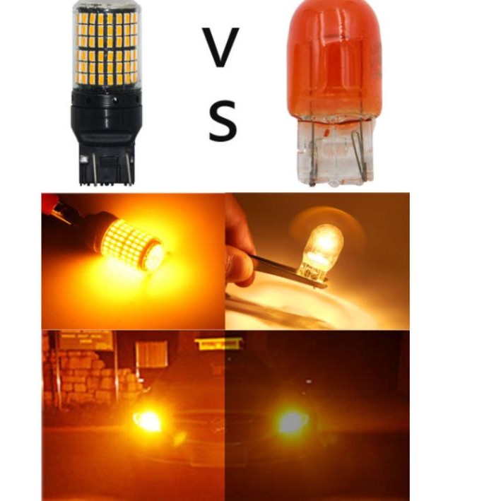 [Allthebest] Lampu LED T20 7440 144 LED SUPER BRIGHT Lampu Led Sein Super Terang