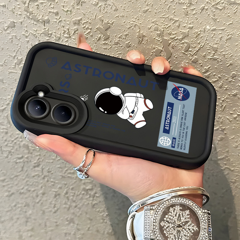 Casing Hp Realme C33 Case Casing Softcase astronot Kesing lunak baru HP pelindung silikon