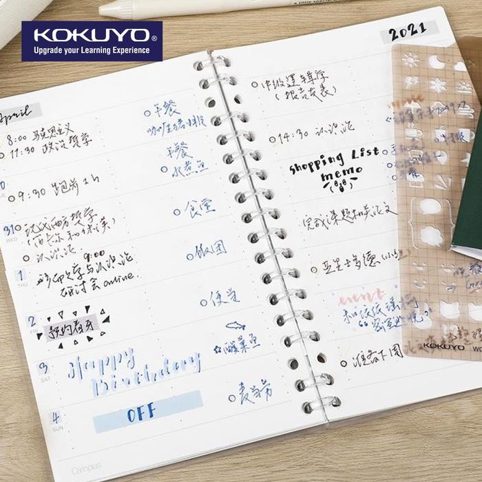 

Kokuyo MO Techo Template Ruler Stencil - ICON WCN-CDTYS