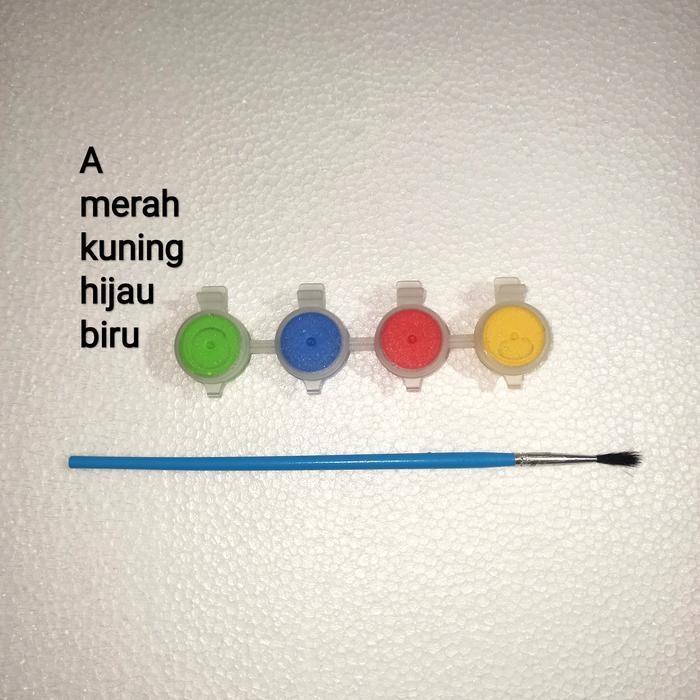 

Alat Melukis Mewarnai Cat Air warna primer 4 warna