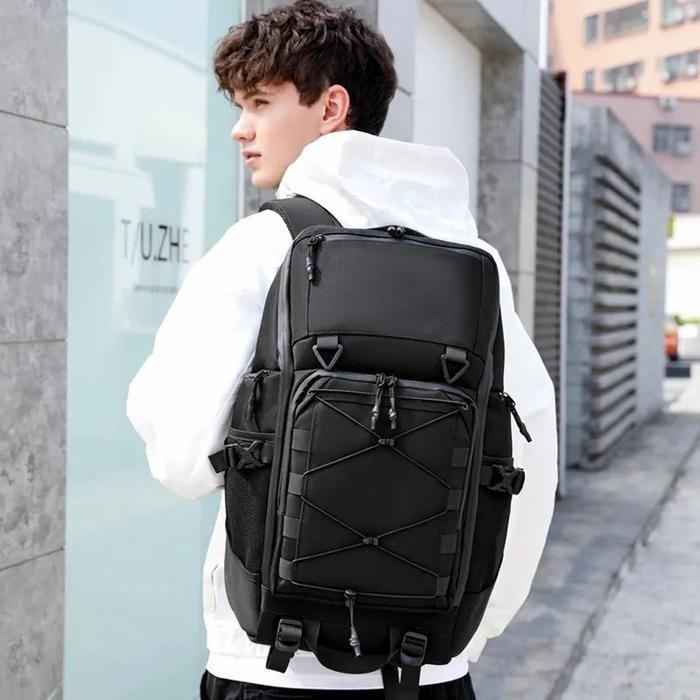 

OZUKO Bapa 9588 Tas Laptop Ransel Travel Mudik Hitam Sekolah Pria ransel kuliah