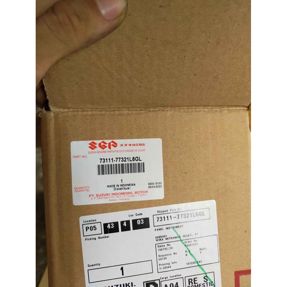 Dashboard Suzuki Carry Extra 1.0 Asli Sgp