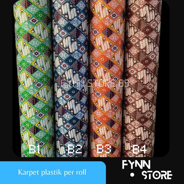 Karpet Lantai Plastik per roll motif B