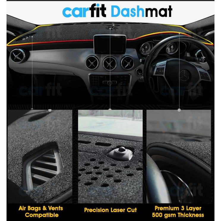 Mantab Carfit Mercedes C Class W204 Dashboard Cover Karpet Dasbor 2007-2014