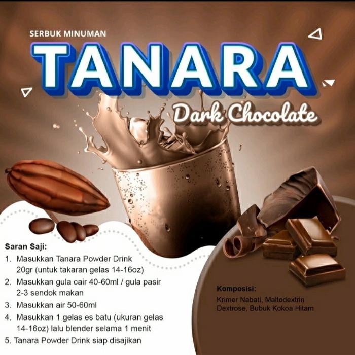

Serbuk Dark Chocolate 1Kg - Bubuk Minuman Bubble Drink - Bandar Powder