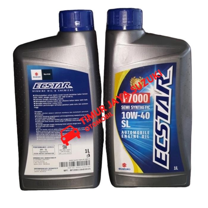 Oli Ecstar 10W-40 Sl F7000 Semi Synthetic (1Liter)